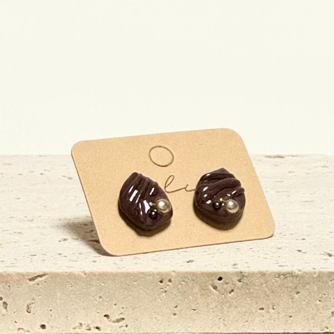 チョコレートピアス/イヤリング