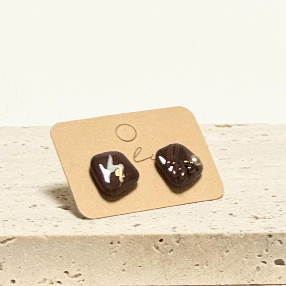 チョコレートピアス/イヤリング